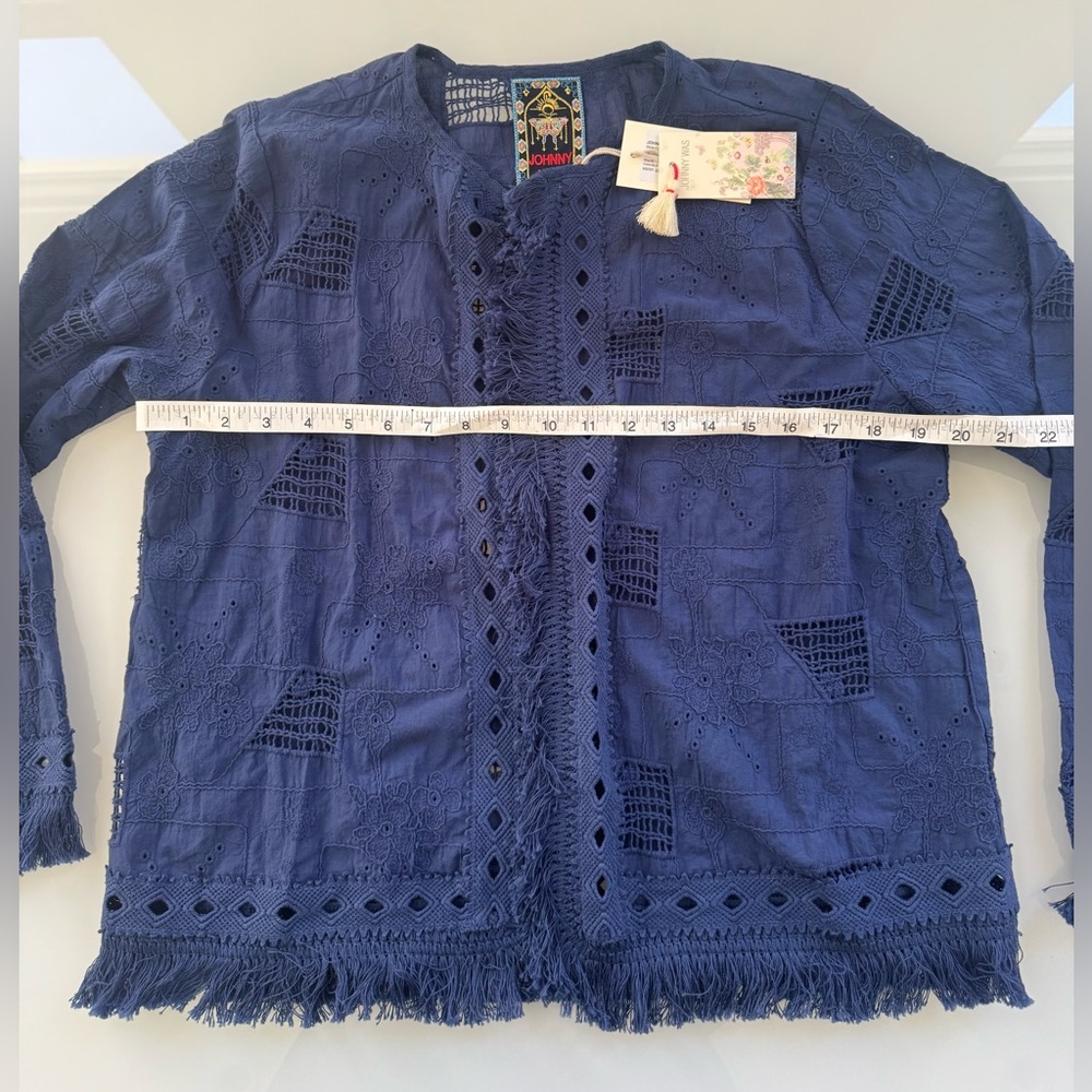 Johnny Was Kae Jacket - 100% Cotton - Size M - Picture 6 of 9